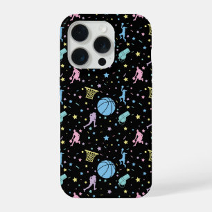 Joueuses de basket-ball - Motif d'étoiles