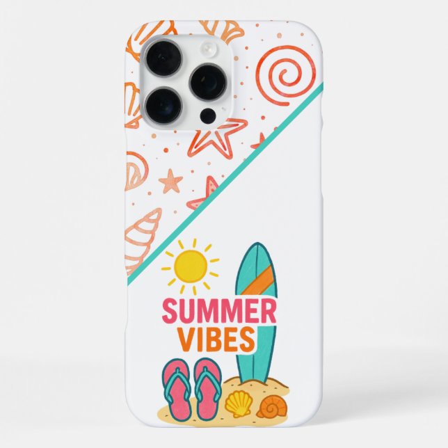 Coque iPhone Jours avant la plage (Verso)