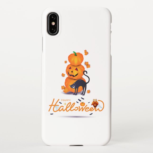 Coque iPhone Joyeux Halloween ! (Dos)