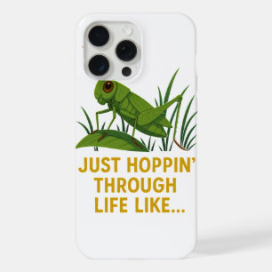 "Just Hoppin’ Funny Grasshopper Art"