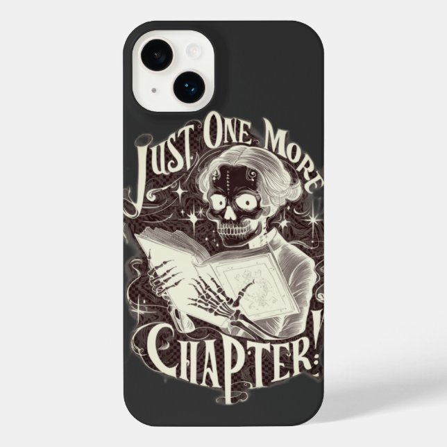Coque iPhone Juste un autre chapitre Skeleton Reader amusant (Verso)