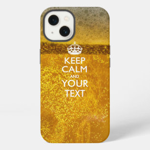 Etui iPhone 13 KEEP CALM personnalisé et votre texte