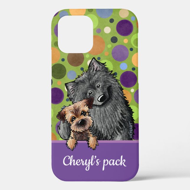 Coque iphone KiniArt belge et frontalière (Verso)