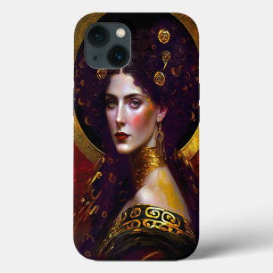 Etui iPhone 13 Klimt Inspirée de la déesse de la reine Coque-coqu