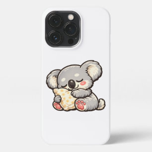 Etui iPhone 13 Pro Koala Mignon Endormi avec Oreiller