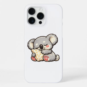 Coque iPhone 16 Pro Max Koala Mignon Endormi avec Oreiller