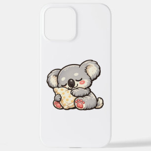 Coque iPhone 12 Pro Max Koala Mignon Endormi avec Oreiller