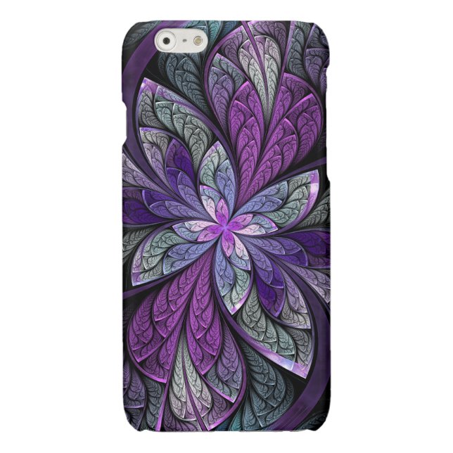 Coque iPhone La Chanteuse Violett (Dos)