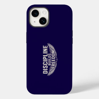 COQUE POUR iPhone 14 LA DISCIPLINE CONSTRUIT LA LIBERTÉ