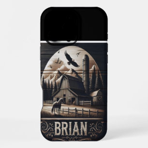 Coque iPhone 16 Pro Max La ferme de montagne de Brian