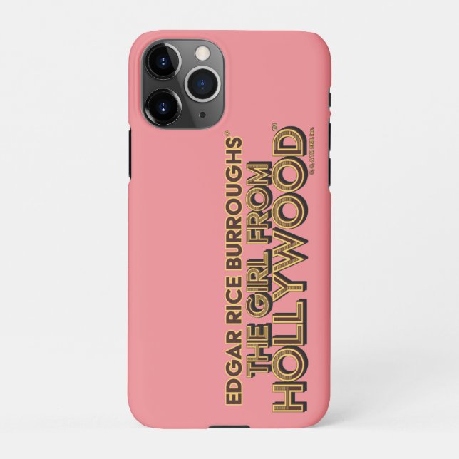 Coque iPhone La Fille d'Hollywood (Dos)
