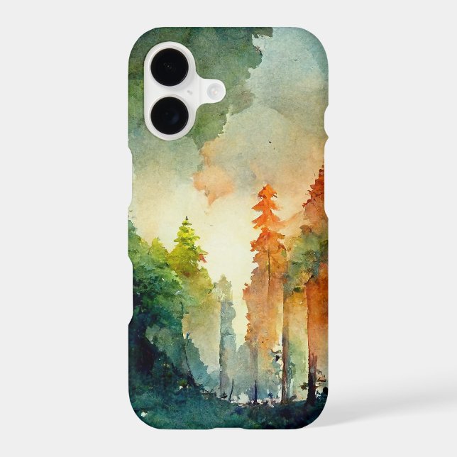 Coque iPhone La forêt (nature) (Verso)