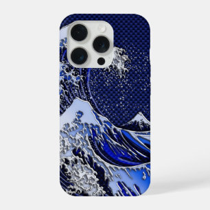 La Grande Vague Hokusai Chrome Carbone Style