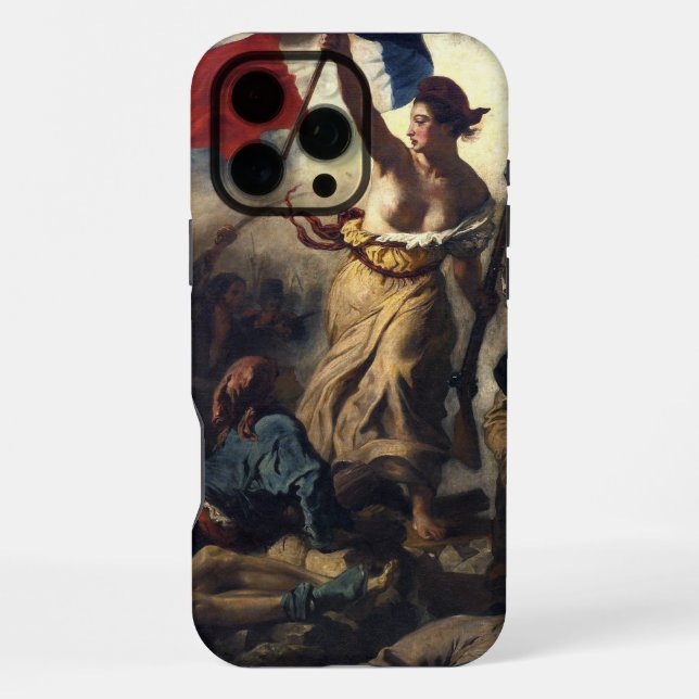 Coque iPhone La liberté à la tête du peuple (Verso)