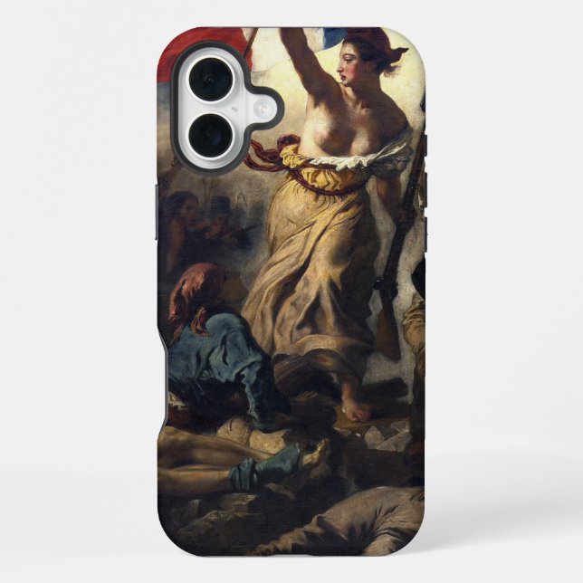 Coque iPhone La liberté à la tête du peuple (Verso)