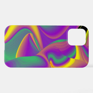 Coque iPhone 12 La magie des couleurs Abstrait Rainbowart 3D