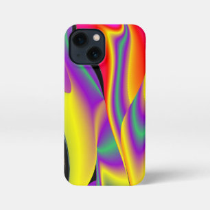 Etui iPhone 13 Mini La magie des couleurs Abstrait Rainbowart 3D