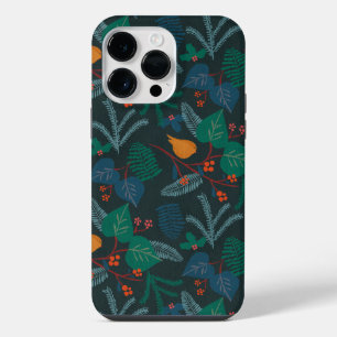 Coque Pour Pour iPhone 14 Pro Max La Nature Forestière Dans Les Bois - Vert Sombre