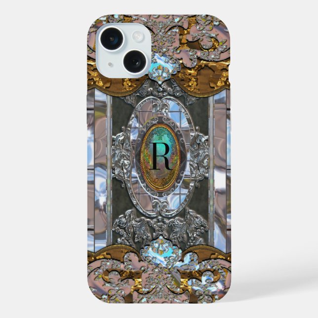 Coque iPhone Ladeceure Pretty Monogram Plus (Verso)