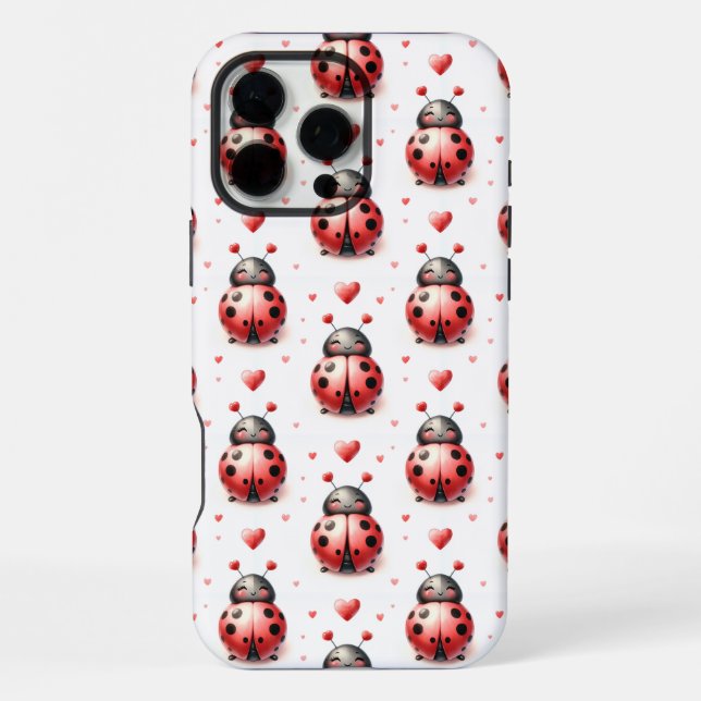 Coque iPhone Ladybug Love (Verso)
