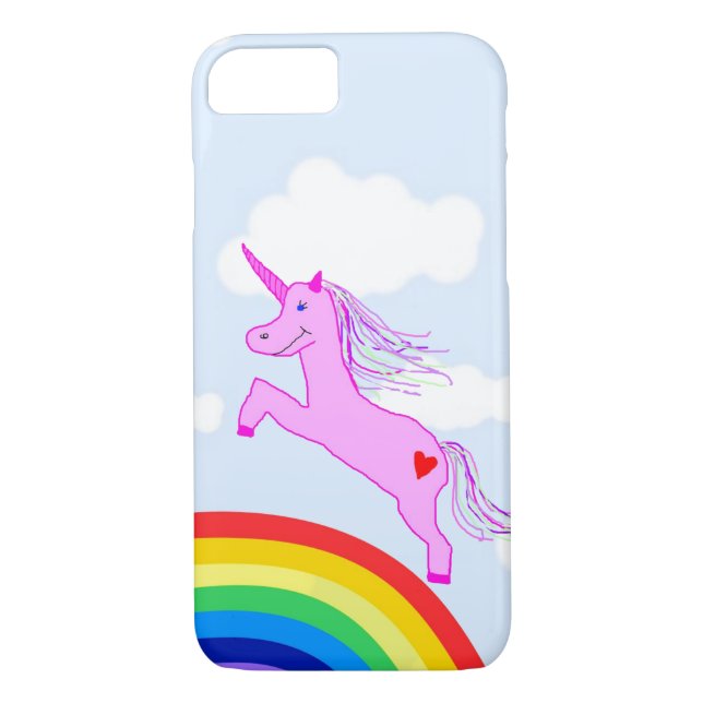 Coque iphone laid de licorne (Dos)