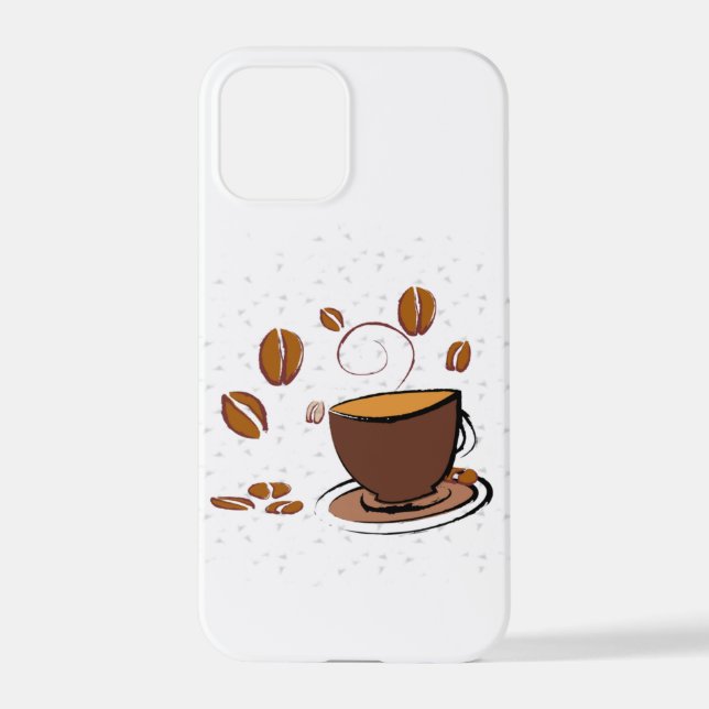 Coque iPhone L'amour du café (Verso)
