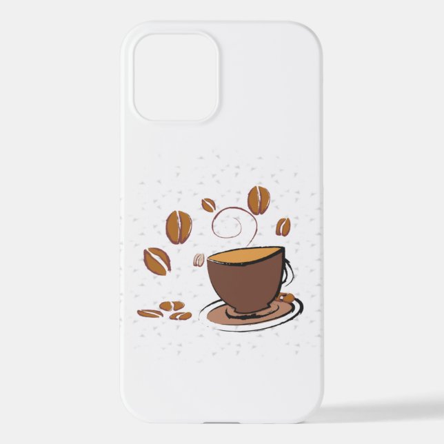 Coque iPhone L'amour du café (Verso)