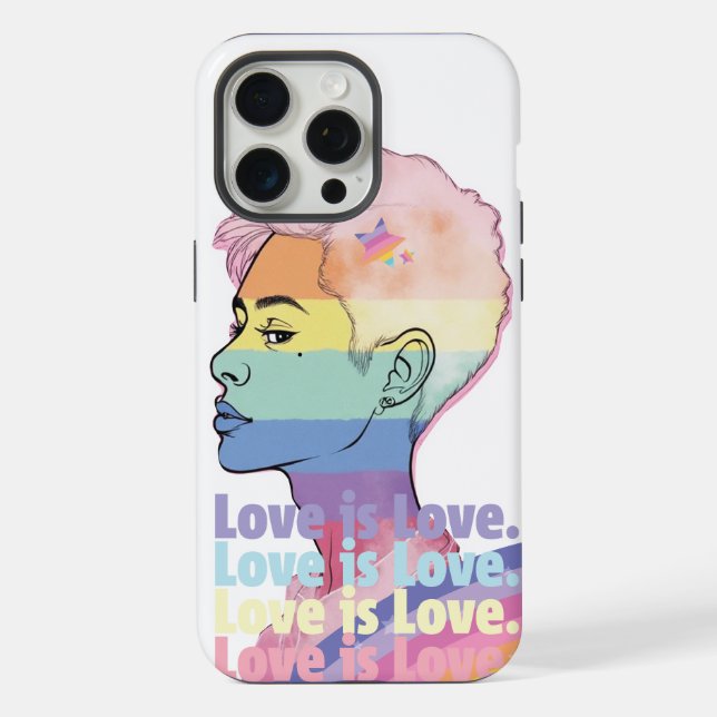 Coque iPhone L'amour est l'amour (Verso)