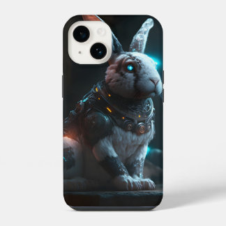 Coque Pour iPhone 14 Lapin Cyborg