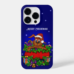 Coque Pour iPhone 14 Plus Lapin de Noël