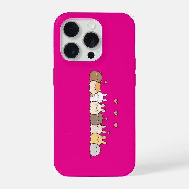 Coque iPhone Lapin drôle (Verso)