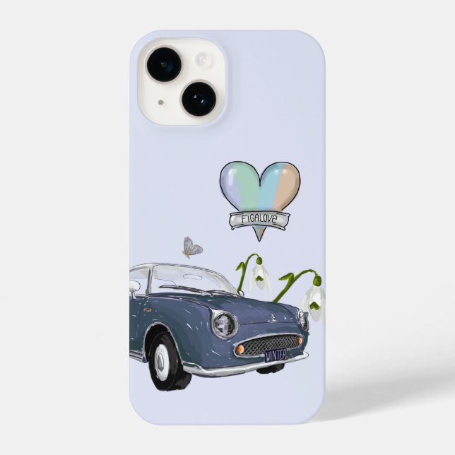 Coque iPhone Lapis Grey Figaro phone case - telefoonhoesje (Verso)