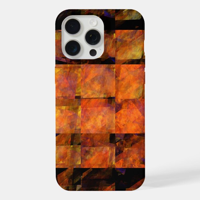 Coque iPhone L'art Abstrait au mur (Verso)