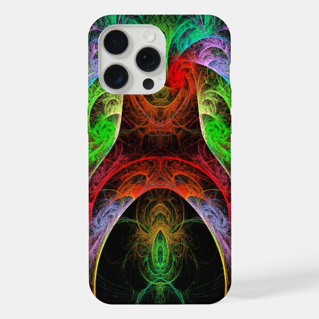 Coque iPhone L'art Abstrait du Carnaval (Verso)