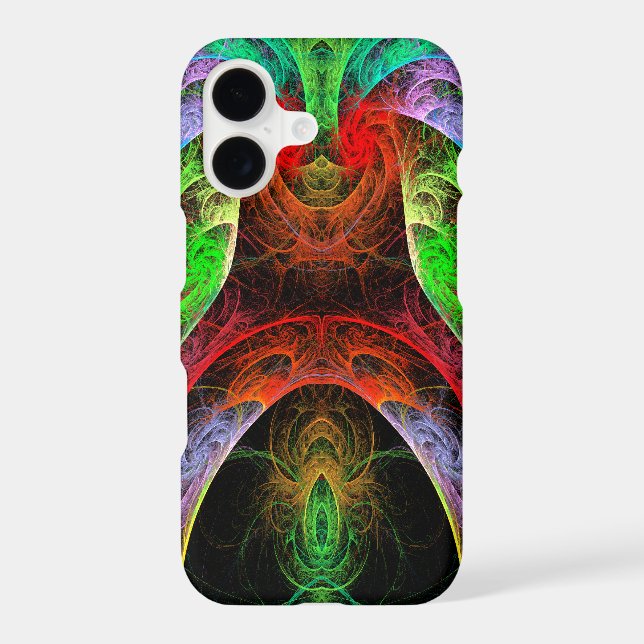 Coque iPhone L'art Abstrait du Carnaval (Verso)