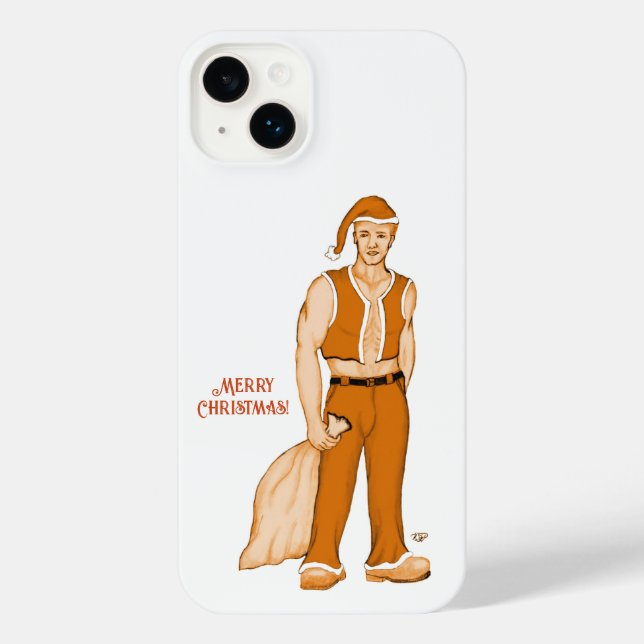 Coque iPhone Le nouveau Père Noël - Joyeux Noël ! (Verso)