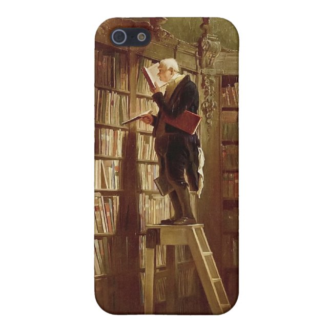 Coque iPhone Le rat de bibliothèque (Dos)