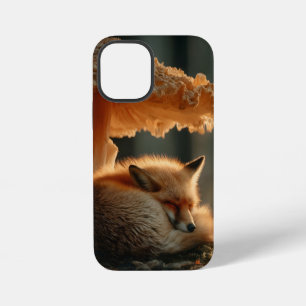 Coque iPhone 12 Mini Le Renard Rouge Dort Sous Le Champion Géant