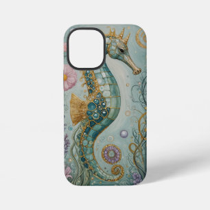 Coque iPhone 12 Mini Le sanctuaire des hippocampes chatoyants