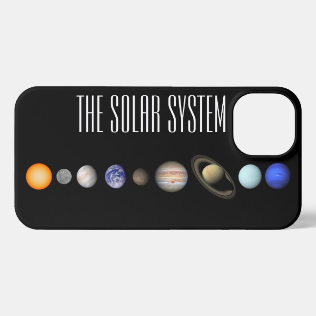 Coque iPhone Le système solaire (Verso Horizontal)