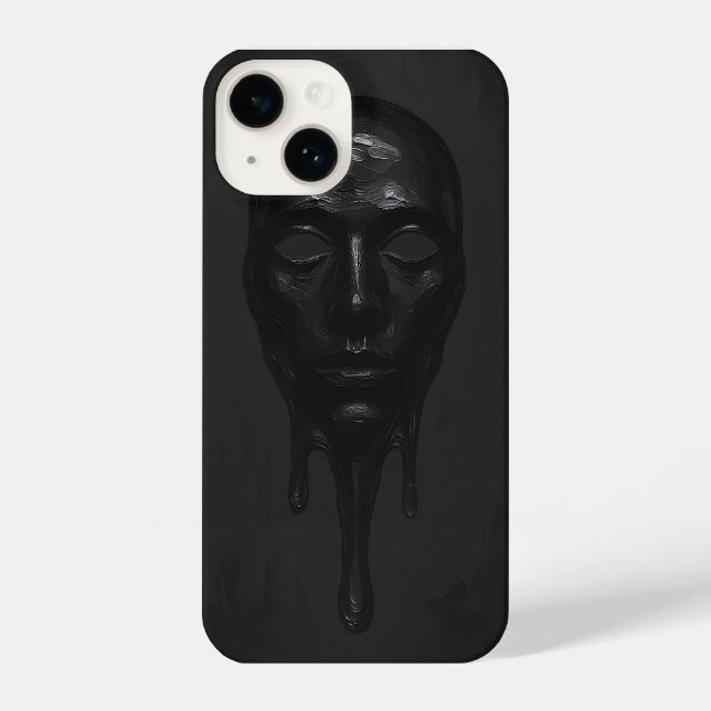 Coque iPhone Le visage fondu (Verso)