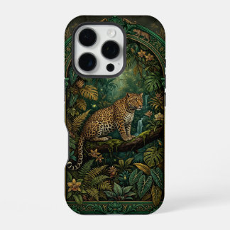 Coque iPhone 16 Pro Leopard on Branch Jungle | iPhone 16 Pro Case