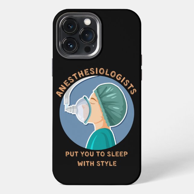 Coque iPhone Les anesthésistes vous mettent au lit avec style (Verso)