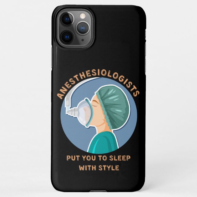 Coque iPhone Les anesthésistes vous mettent au lit avec style (Dos)