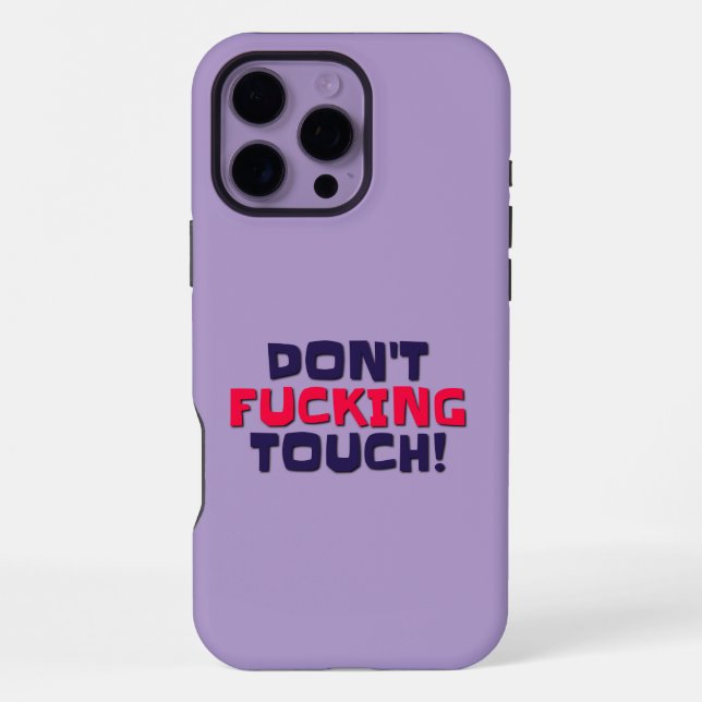 Coque iPhone Les coques iphone ne Touchent pas ! (Verso)