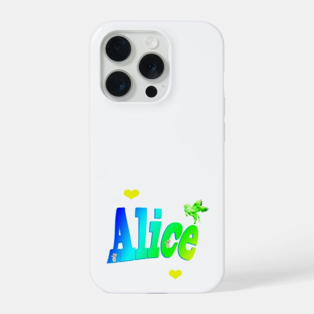 Coque iPhone Les couleurs pour Alice, (Verso)