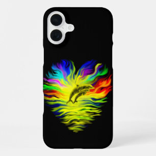 Coque iPhone 16 Plus Les dauphins sous le soleil