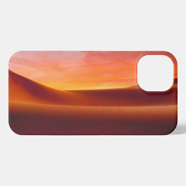 Coque iPhone Les déserts | Paysage du désert de Rolling (Verso Horizontal)