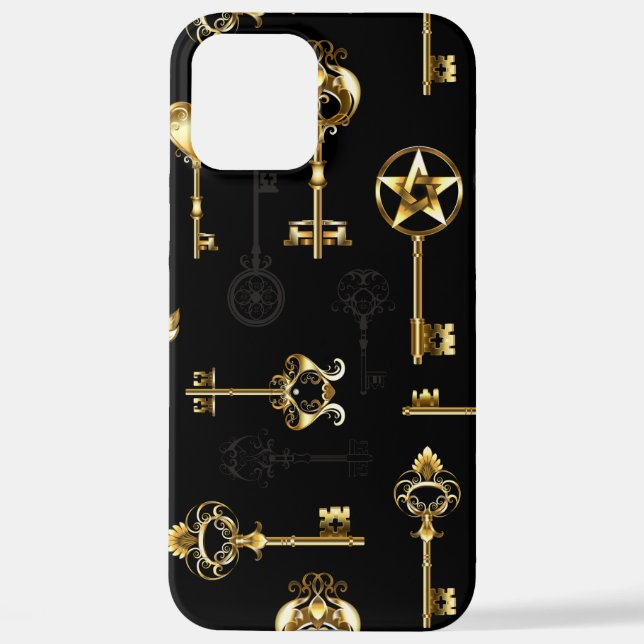 Coque iPhone Les Patters de Seamless avec Golden Keys (Verso)