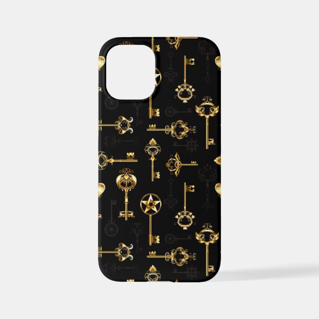 Coque iPhone Les Patters de Seamless avec Golden Keys (Verso)